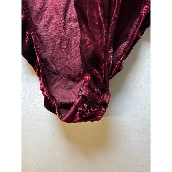 Vintage (90s-00) Victoria Secret Velvet Body Suit (large) - Picture 4 of 9